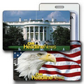 3D Lenticular Luggage Tag White House (Full Custom Designed)